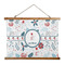Winter Snowman Wall Hanging Tapestry - Wide