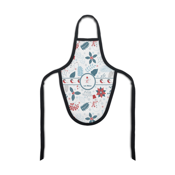 Custom Winter Snowman Bottle Apron