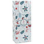 Winter Snowman Wine Gift Bags - Matte