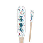 Winter Snowman Paddle Wooden Food Picks - Double Sided