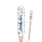 Winter Snowman Wooden Food Pick - Paddle - Closeup