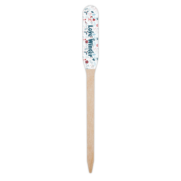 Winter Snowman Wooden Food Pick - Paddle - Single Pick