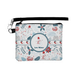 Winter Snowman Wristlet ID Case
