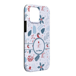 Winter Snowman iPhone Case - Rubber Lined - iPhone 13 Pro Max