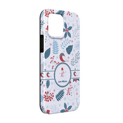 Winter Snowman iPhone Case - Rubber Lined - iPhone 13 Pro
