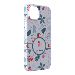 Winter Snowman iPhone Case - Plastic - iPhone 14 Pro Max