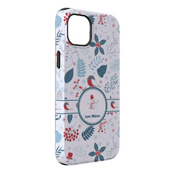 Winter Snowman iPhone Case - Rubber Lined - iPhone 14 Pro Max