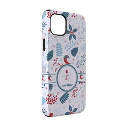 Winter Snowman iPhone Case - Rubber Lined - iPhone 14 Pro