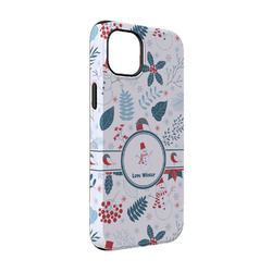Winter Snowman iPhone Case - Rubber Lined - iPhone 14