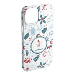 Winter Snowman iPhone Case - Plastic - iPhone 15 Plus