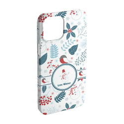 Winter Snowman iPhone Case - Plastic - iPhone 15 Pro