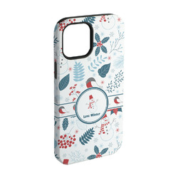 Winter Snowman iPhone Case - Rubber Lined - iPhone 15