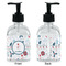Winter Snowman Glass Soap/Lotion Dispenser - Approval