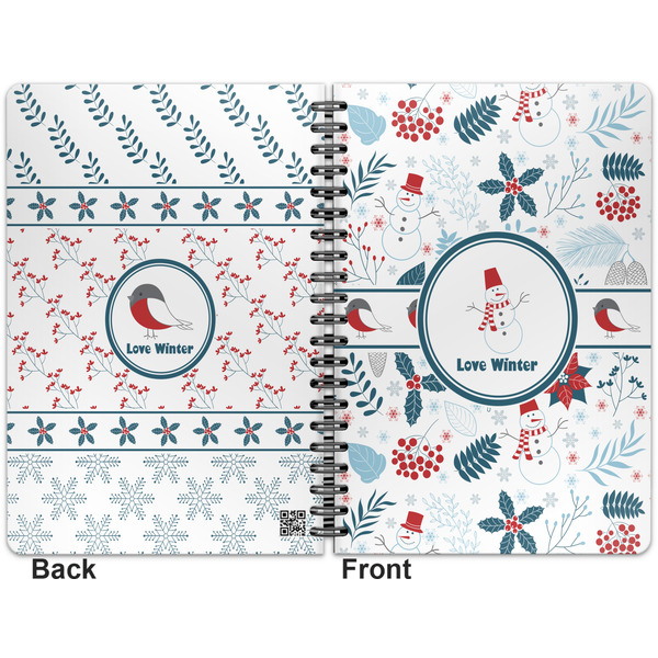 Winter Spiral Journal 7 x 10 - Apvl