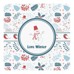 Winter Square Decal - Small (Personalized)
