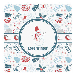 Winter Square Decal - XLarge (Personalized)
