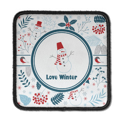 Winter Iron On Square Patch