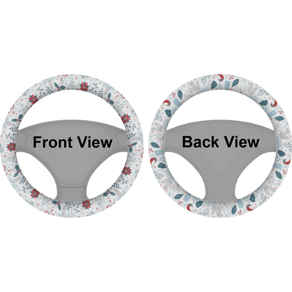 Winter Steering Wheel Cover- Front and Back