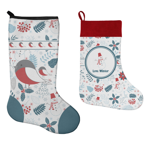 Winter Stockings - Side by Side compare