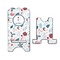 Winter Stylized Phone Stand - Front & Back - Large