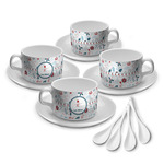 Winter Tea Cup - Set of 4 (Personalized)