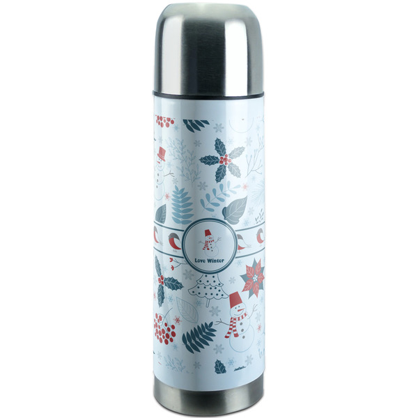 Custom Winter Stainless Steel Thermos (Personalized)