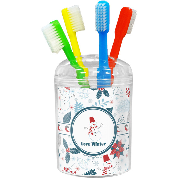 Custom Winter Toothbrush Holder (Personalized)