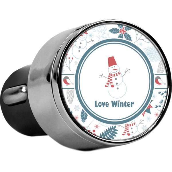 Custom Winter USB Car Charger (Personalized)