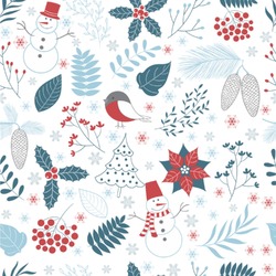 Winter Wallpaper & Surface Covering (Peel & Stick 24"x 24" Sample)