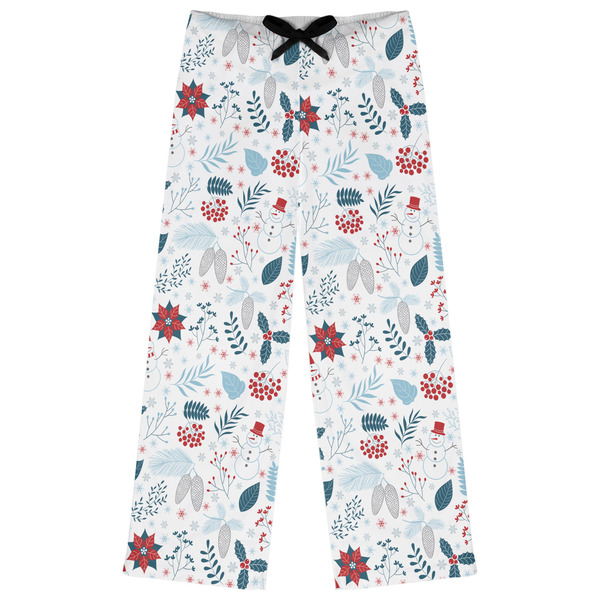 Custom Winter Womens Pajama Pants - L