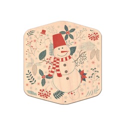 Winter Genuine Maple or Cherry Wood Sticker