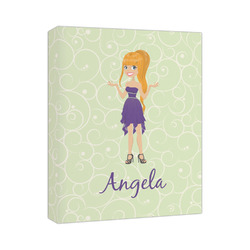 Custom Character (Woman) Canvas Print (Personalized)