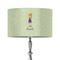 Custom Character (Woman) 12" Drum Lampshade - ON STAND (Fabric)