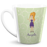 Custom Character (Woman) 12 Oz Latte Mug (Personalized)