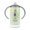 Custom Character (Woman) 12 oz Stainless Steel Sippy Cups - FRONT