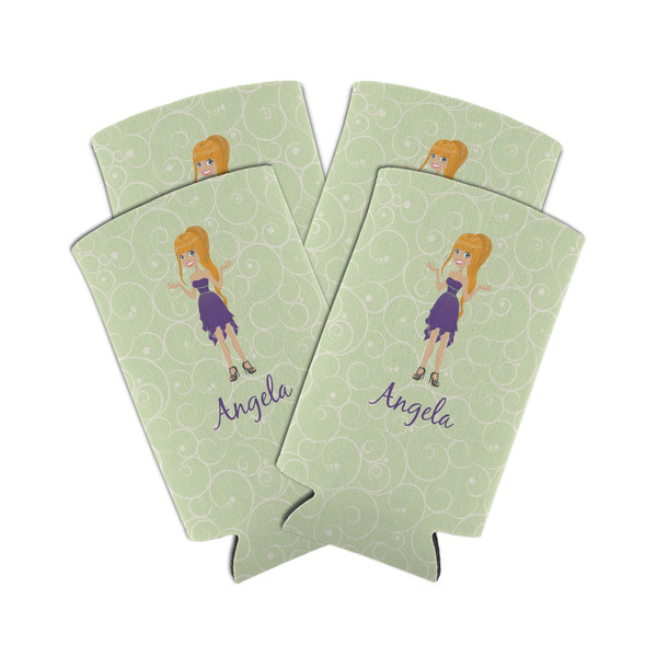 Custom Character (Woman) 12oz Tall Can Sleeve - Set of 4 - MAIN