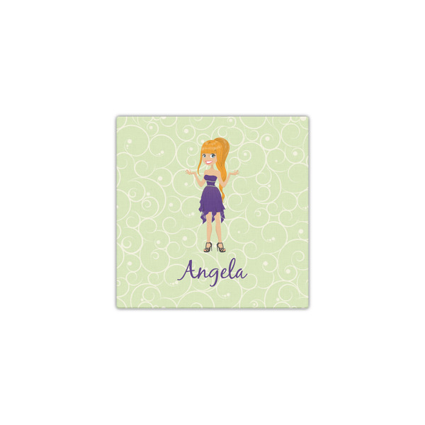 Custom Character (Woman) 12x12 - Canvas Print - Front View