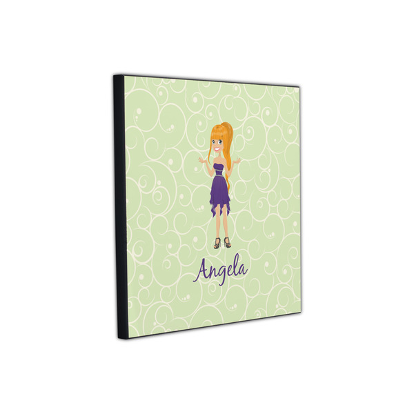 Custom Character (Woman) 12x12 Wood Print - Angle View