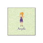 Custom Character (Woman) Wood Print - 12x12 (Personalized)