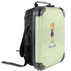 Custom Character (Woman) Kids Hard Shell Backpack (Personalized)