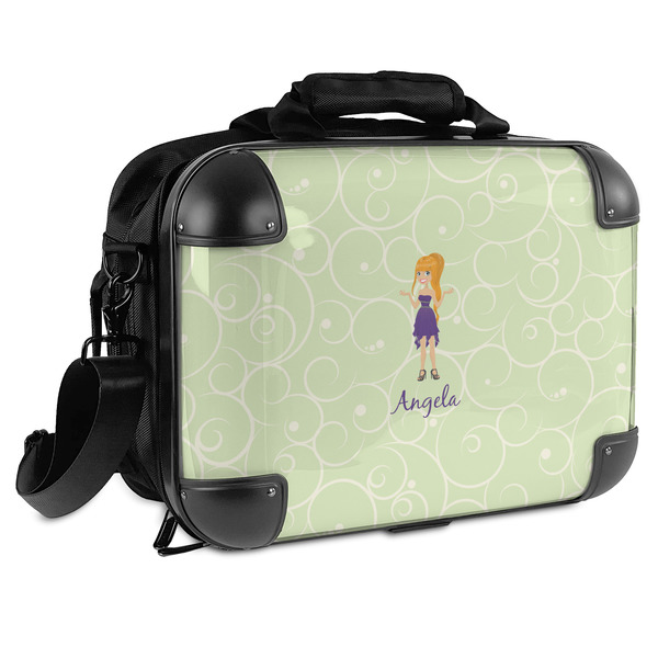 Custom Custom Character (Woman) Hard Shell Briefcase (Personalized)