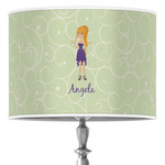 Custom Character (Woman) 16" Drum Lamp Shade - Poly-film (Personalized)