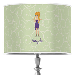 Custom Character (Woman) Drum Lamp Shade (Personalized)