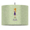 Custom Character (Woman) Drum Pendant Lamp (Personalized)