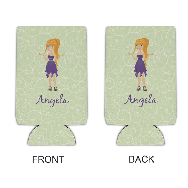 Custom Character (Woman) 16oz Can Sleeve - APPROVAL