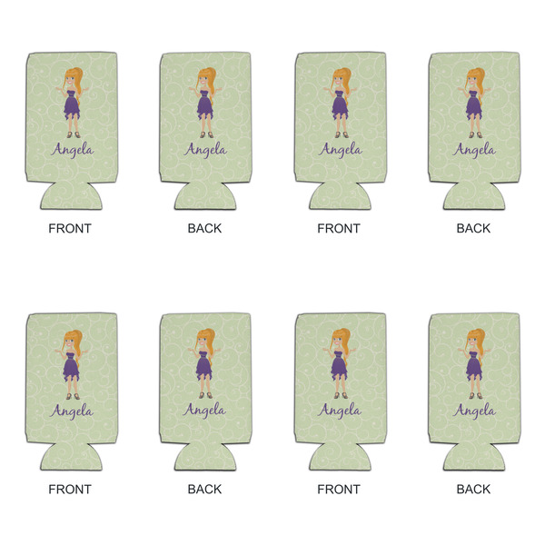 Custom Character (Woman) 16oz Can Sleeve - Set of 4 - APPROVAL