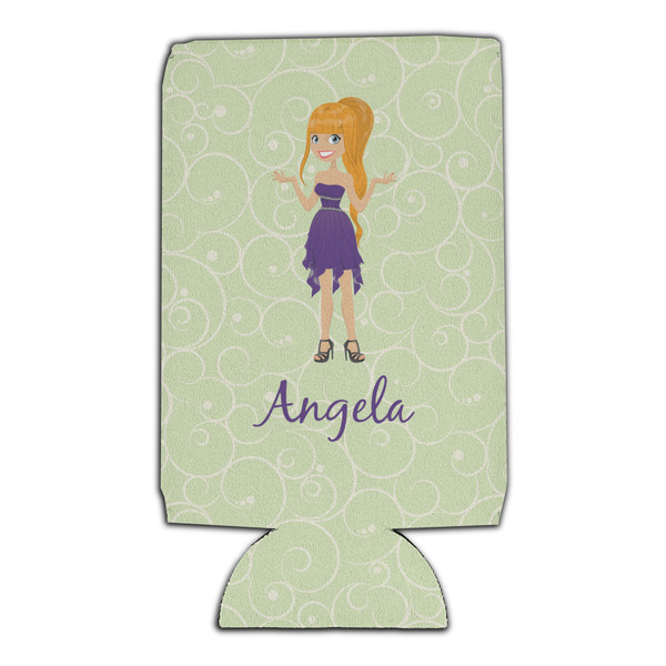 Custom Character (Woman) 16oz Can Sleeve - Set of 4 - FRONT
