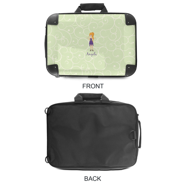 Custom Character (Woman) 18" Laptop Briefcase - APPROVAL