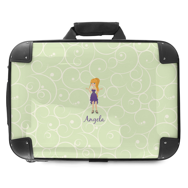 Custom Custom Character (Woman) Hard Shell Briefcase - 18" (Personalized)