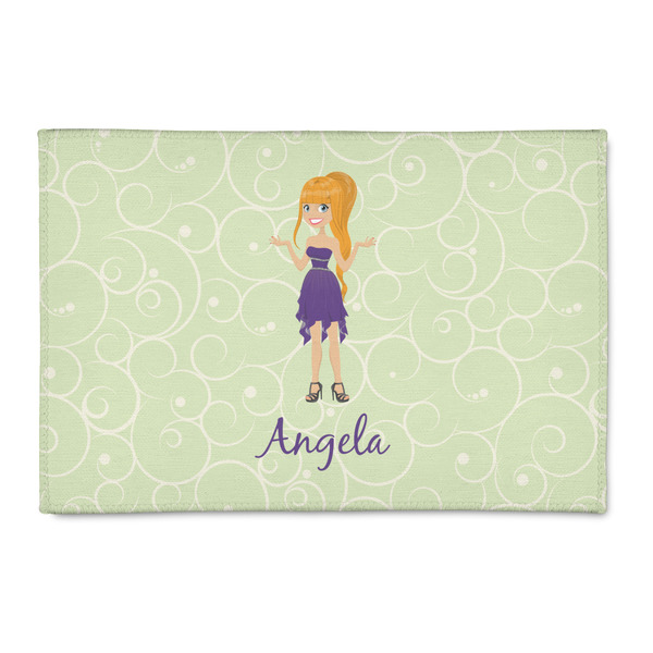 Custom Custom Character (Woman) 2' x 3' Indoor Area Rug (Personalized)